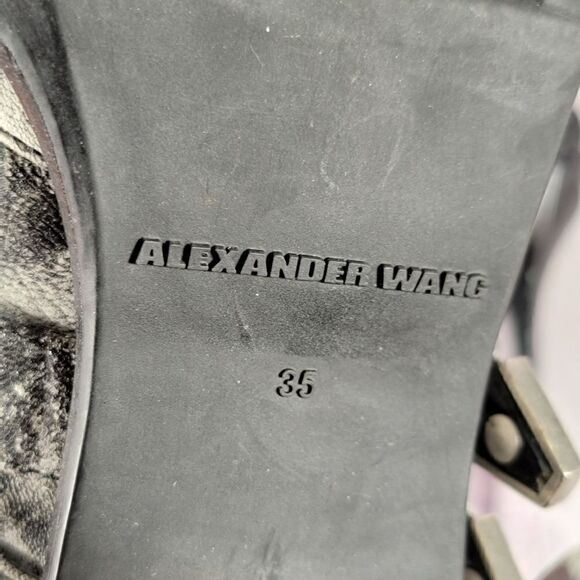 ALEXANDER WANG Hannes Leather Boots - Picture 9 of 11